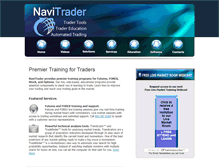 Tablet Screenshot of navitrader.com